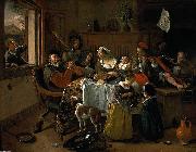 Jan Steen The merry family painting